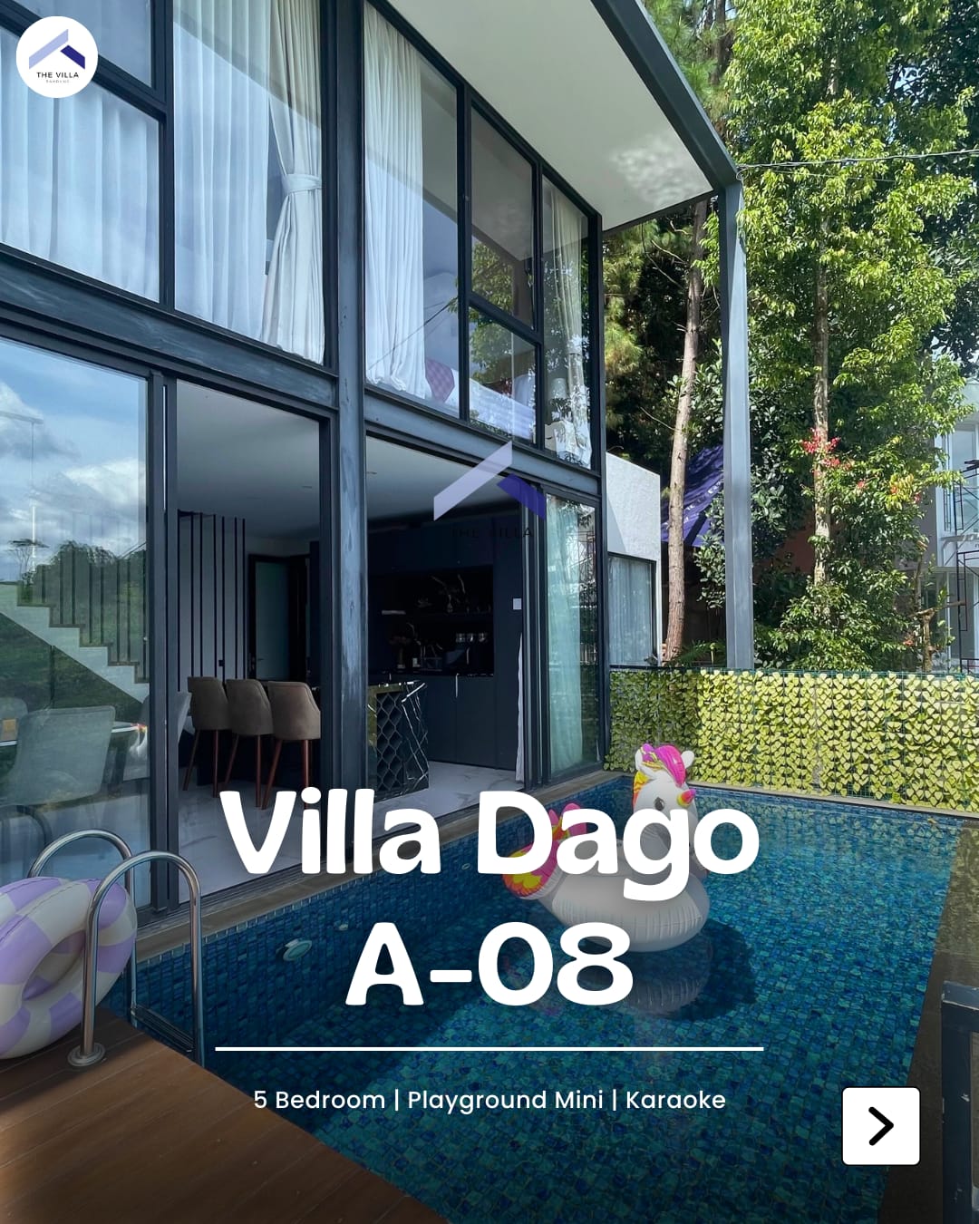 Luxury Villa with Pool at Sunset